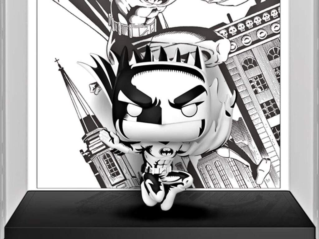 Batman Black White Comic Funko Pop