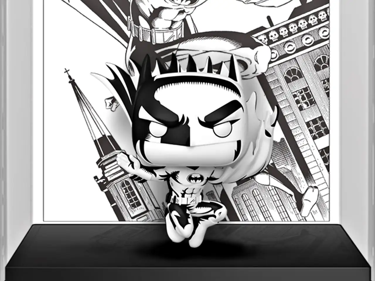 Batman Black White Comic Funko Pop
