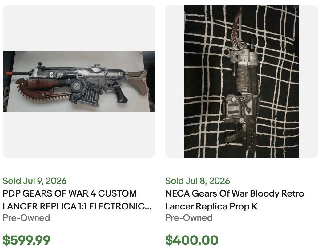 Gears War Lancer Replica for Sale