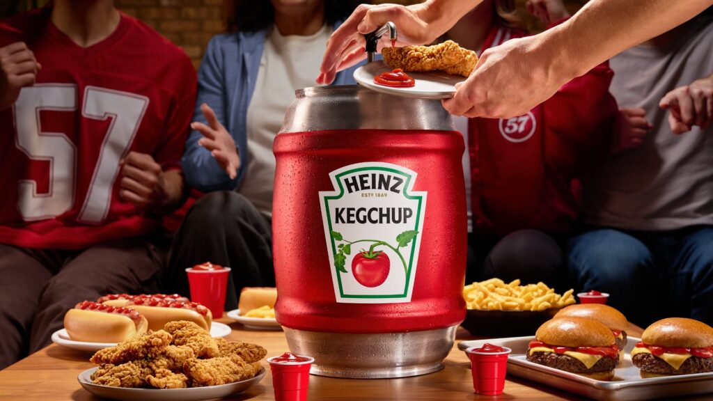 Heinz Kegchup Keg Reseller Football Giveaway