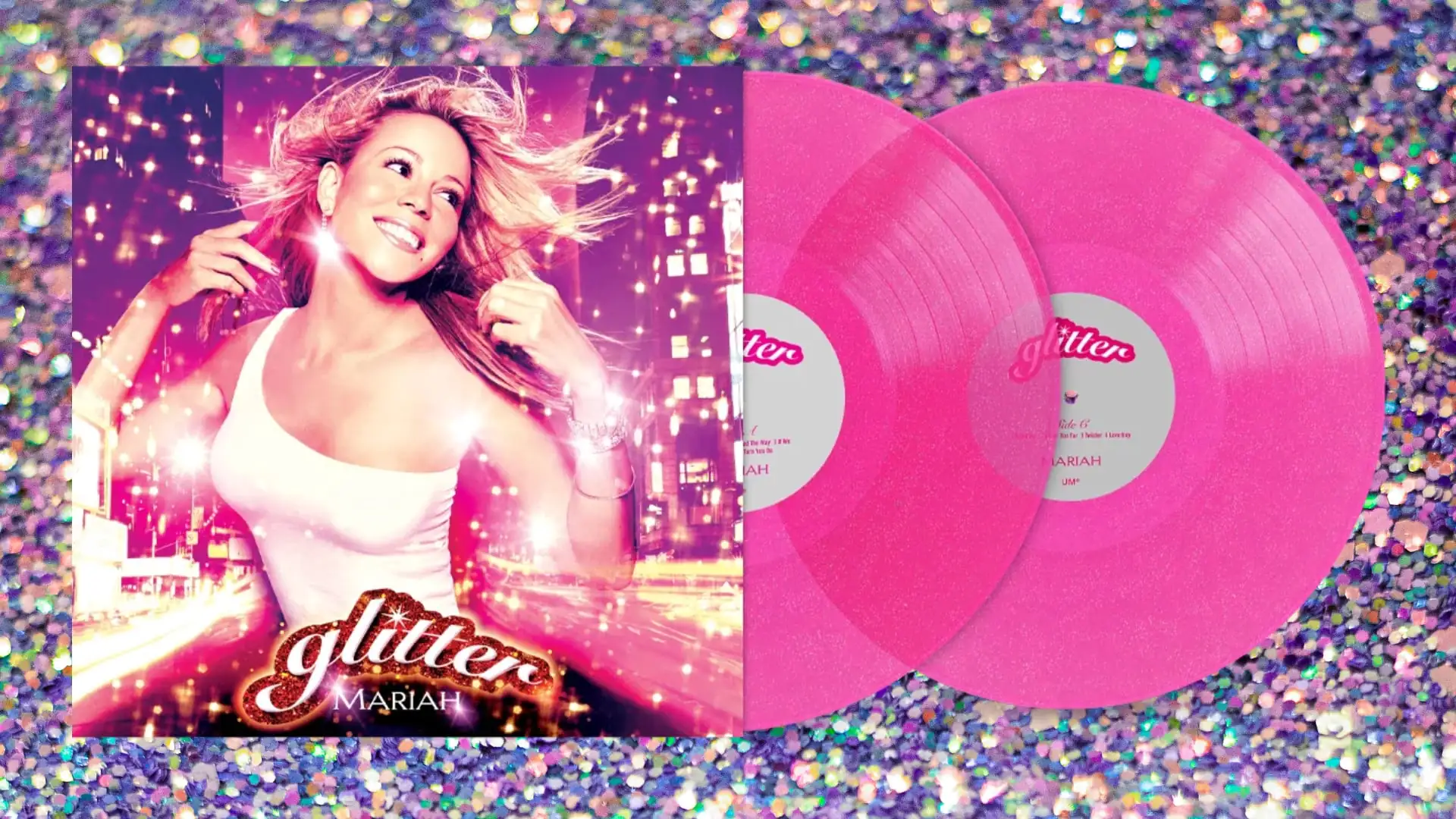 Mariah Carey Glitter Vinyl 25th Anniversary