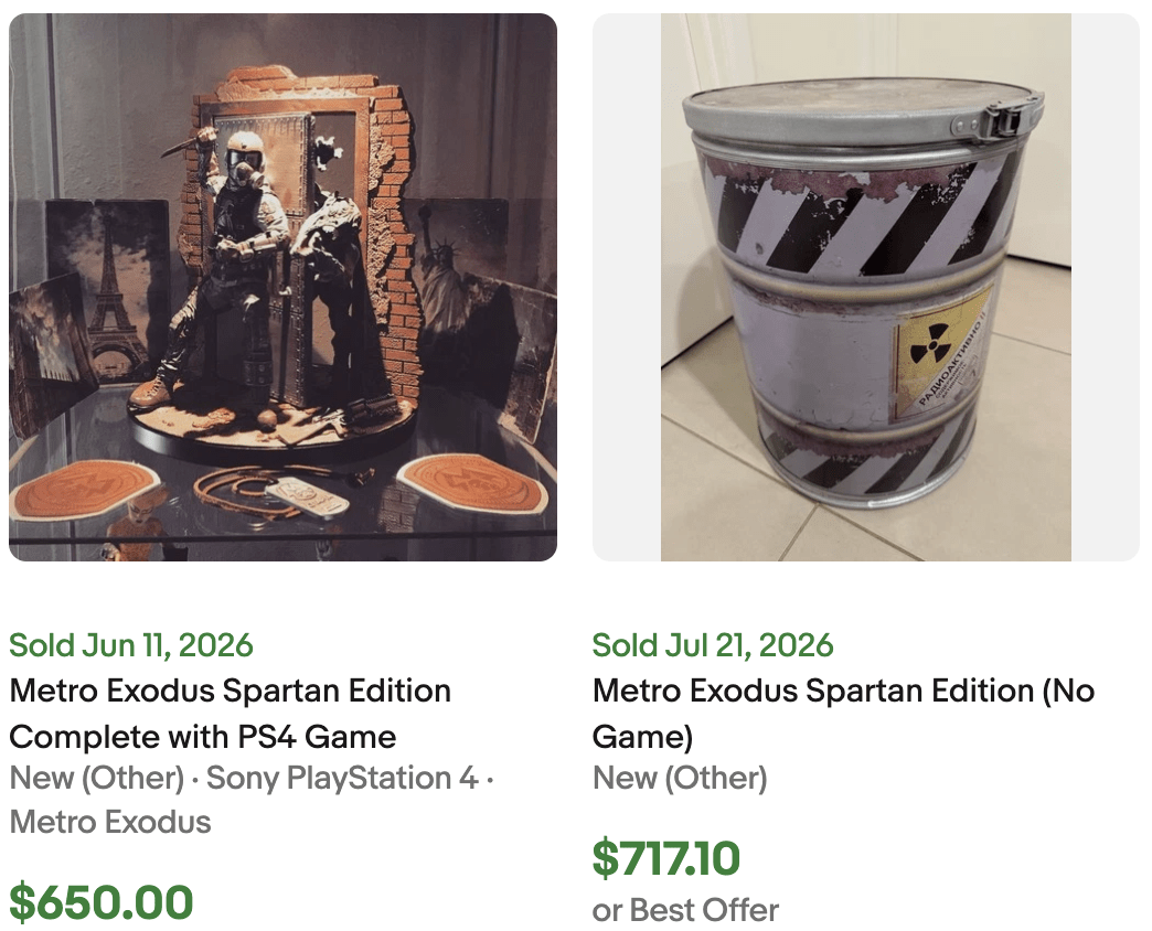 Metro Exodus Collector Edition for Sale