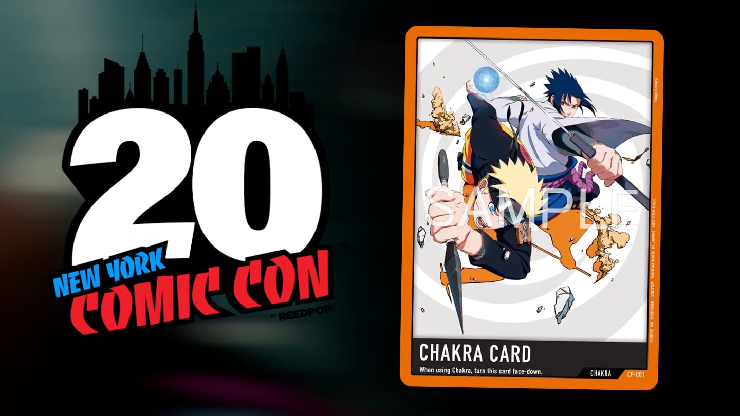 New York Comic Con Naruto Card