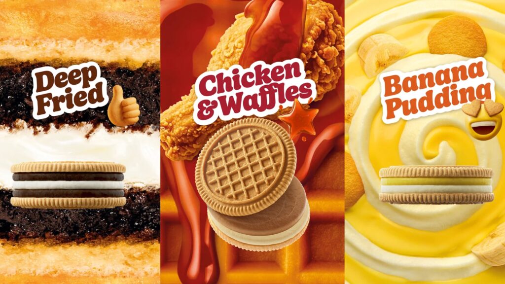 Oreo Chicken Waffles Deep Fried Banana