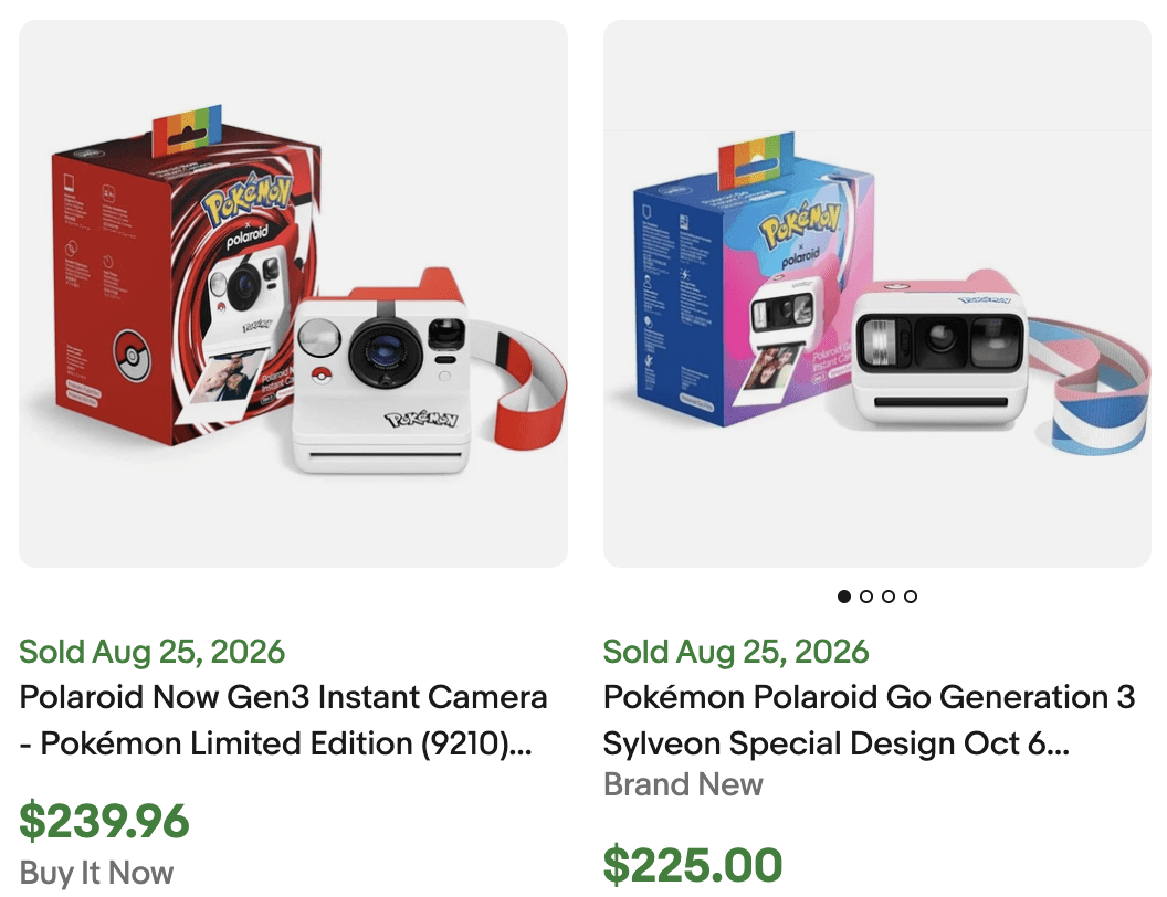 Polaroid Pokemon Camera for Sale eBay