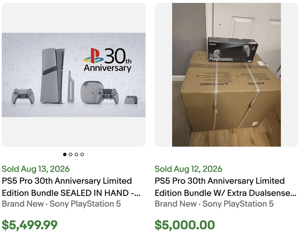 Ps5 Pro 30th Anniversary for Sale