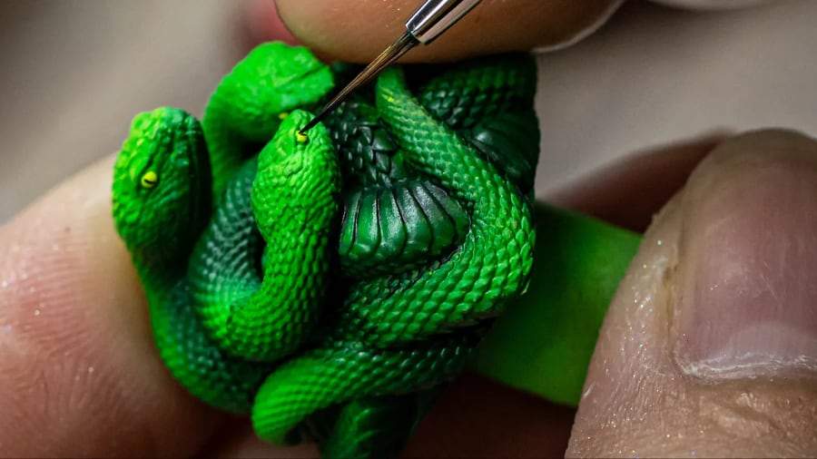Razer Triple Head Snake Artisan Keycap