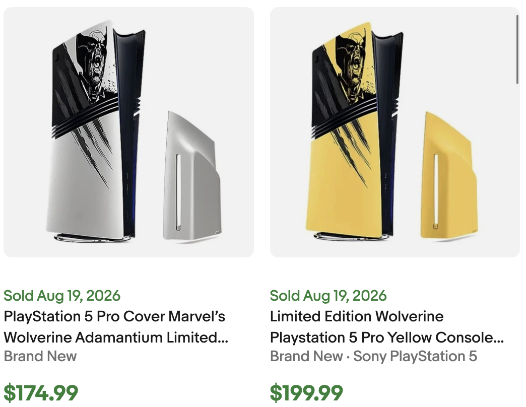 Wolverine PS5 Console Cover for Sale