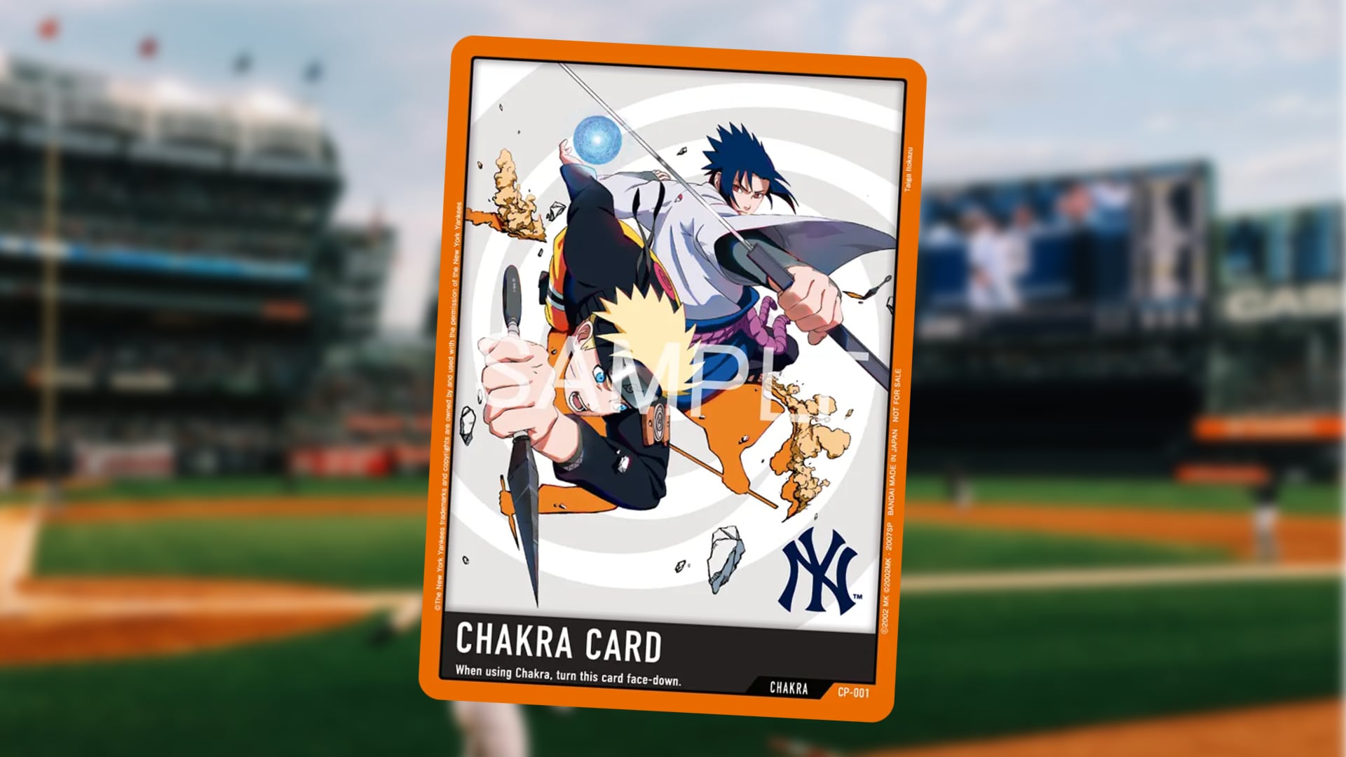 Yankees Naruto Promo Card Chakra Reseller