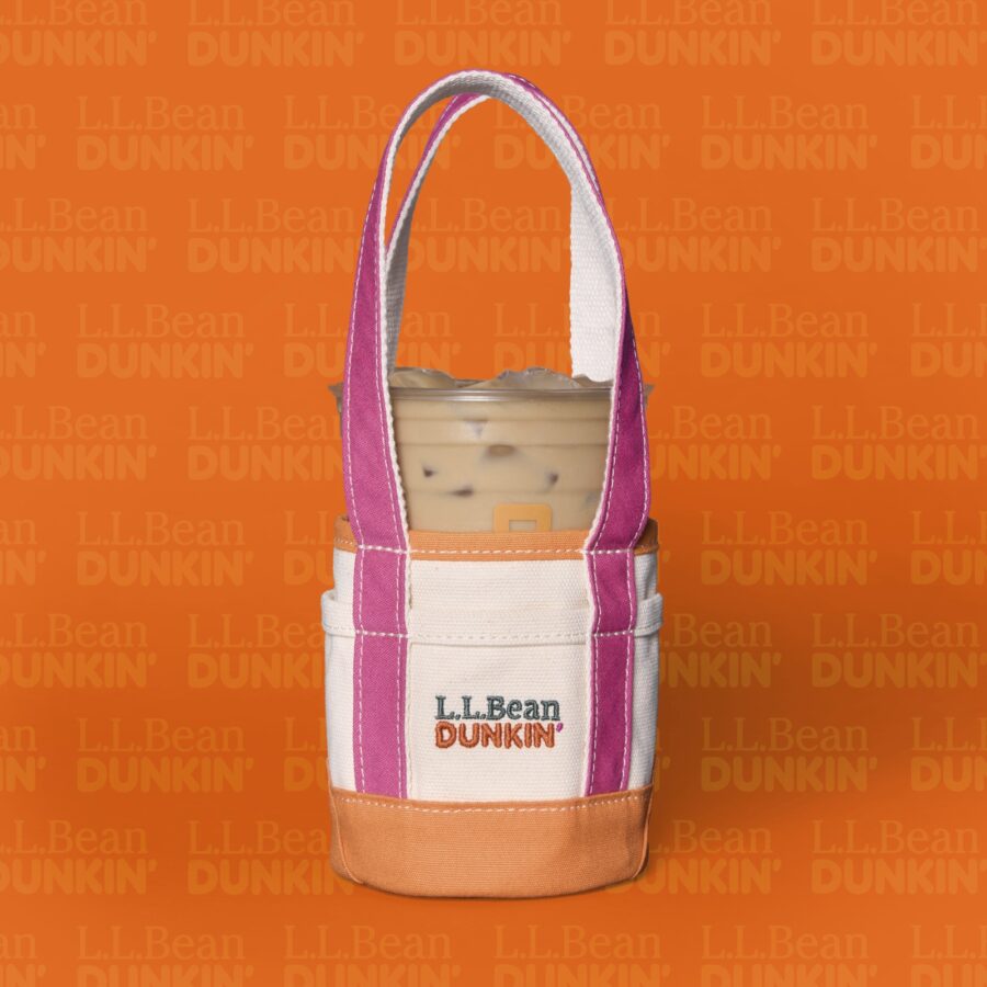 LL Bean Dunkin Donuts Coffee Tote