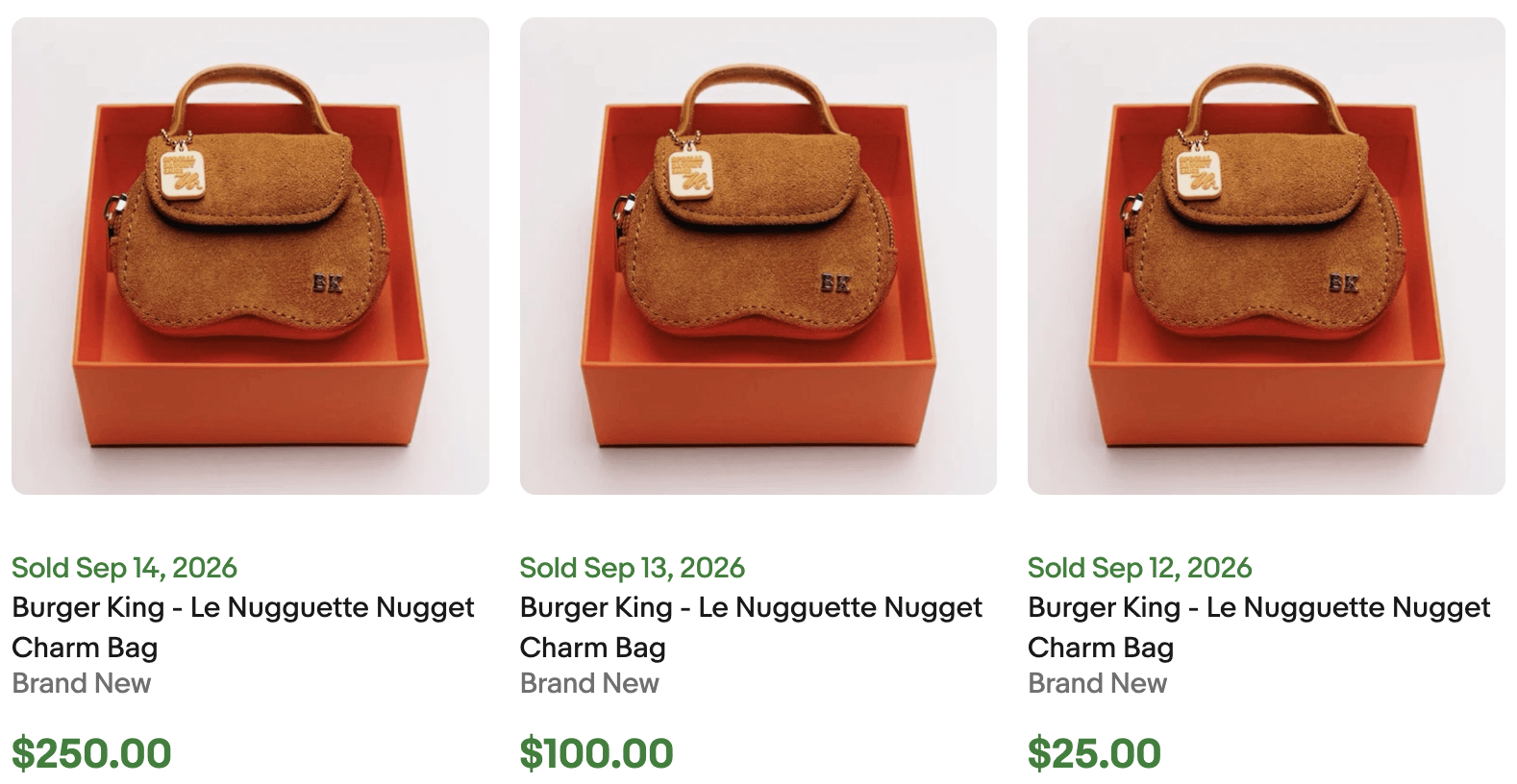Burger King Nugguette Purse for Sale
