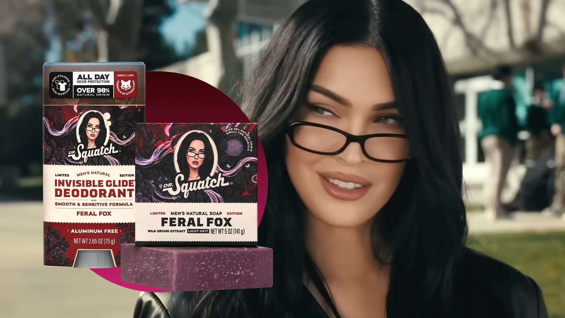 Megan Fox Dr Squatch Soap Collab