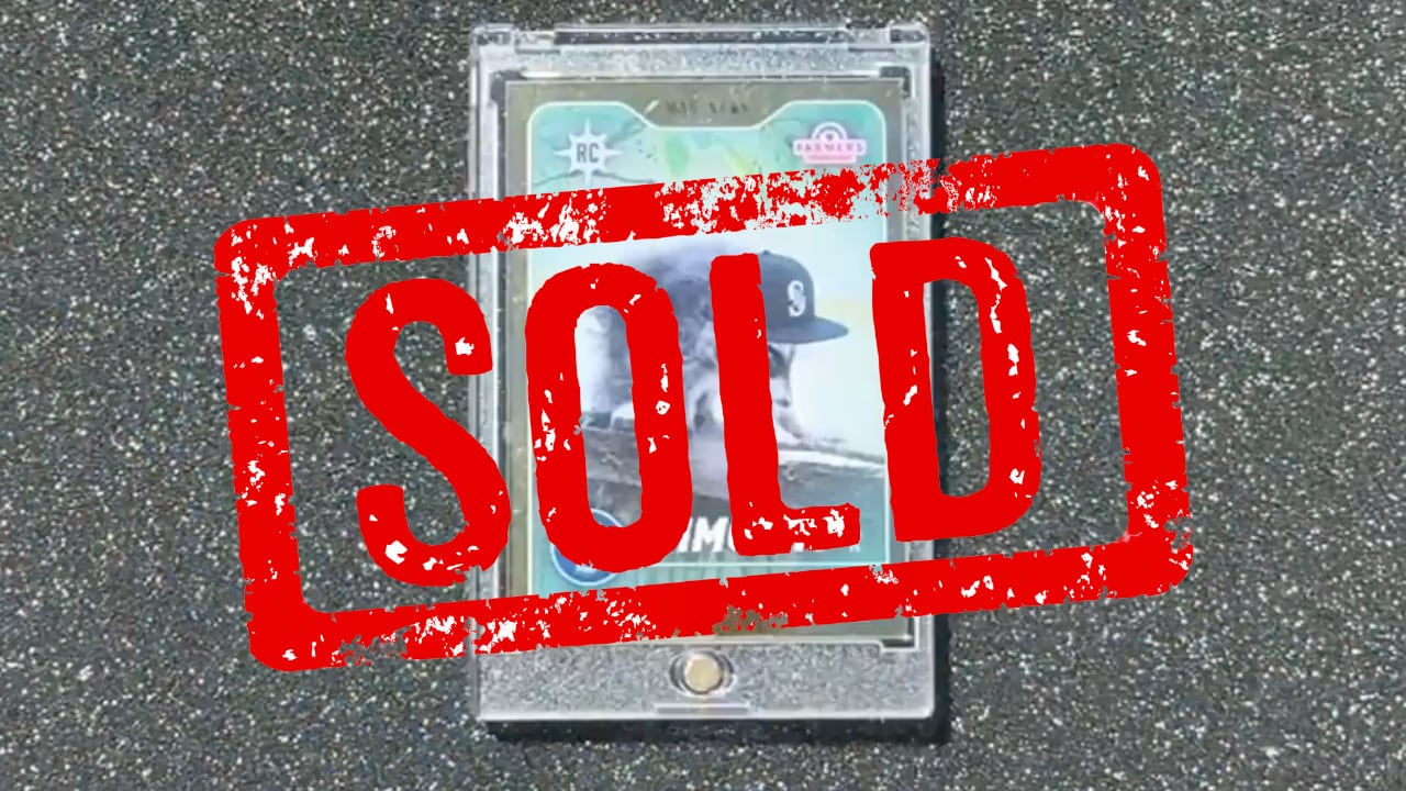 Seattle Mariners Jimothy Gold Card eBay Auction
