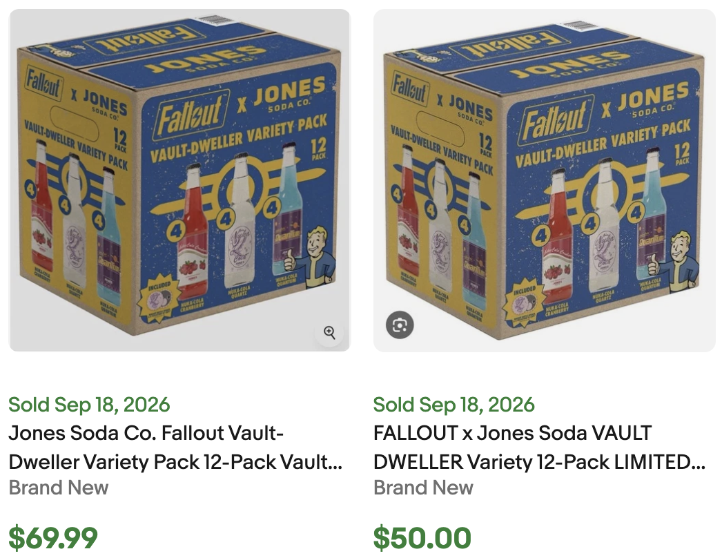 Jones Fallout Variety Pack for Sale