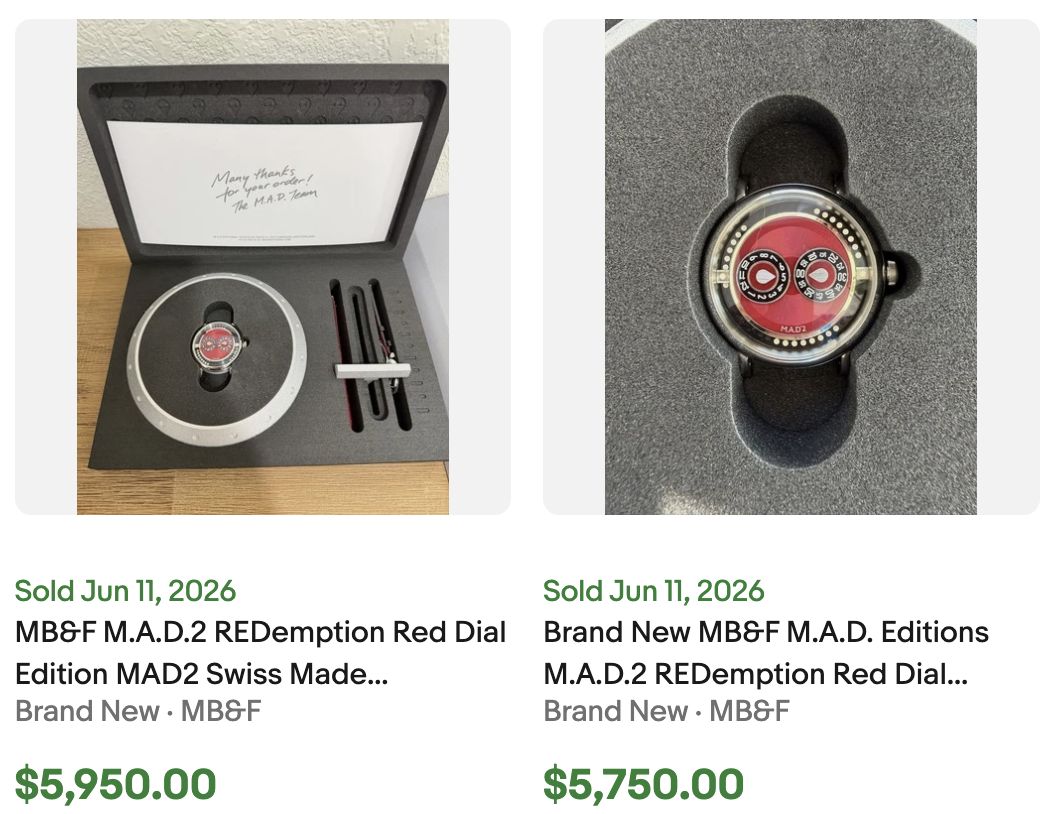 MBF M.A.D. Watch for Sale eBay
