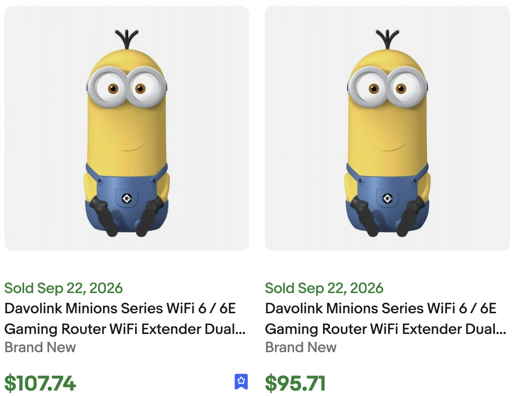 Davolink Kevin Minion Router for Sale
