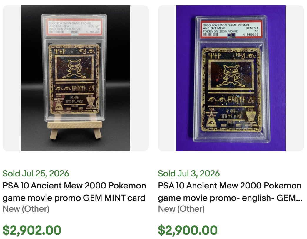 Pokemon Ancient Mew Card for Sale