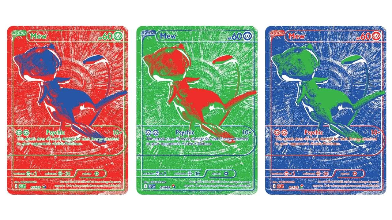 RGB Mew Card Art Yoshirotten TCG
