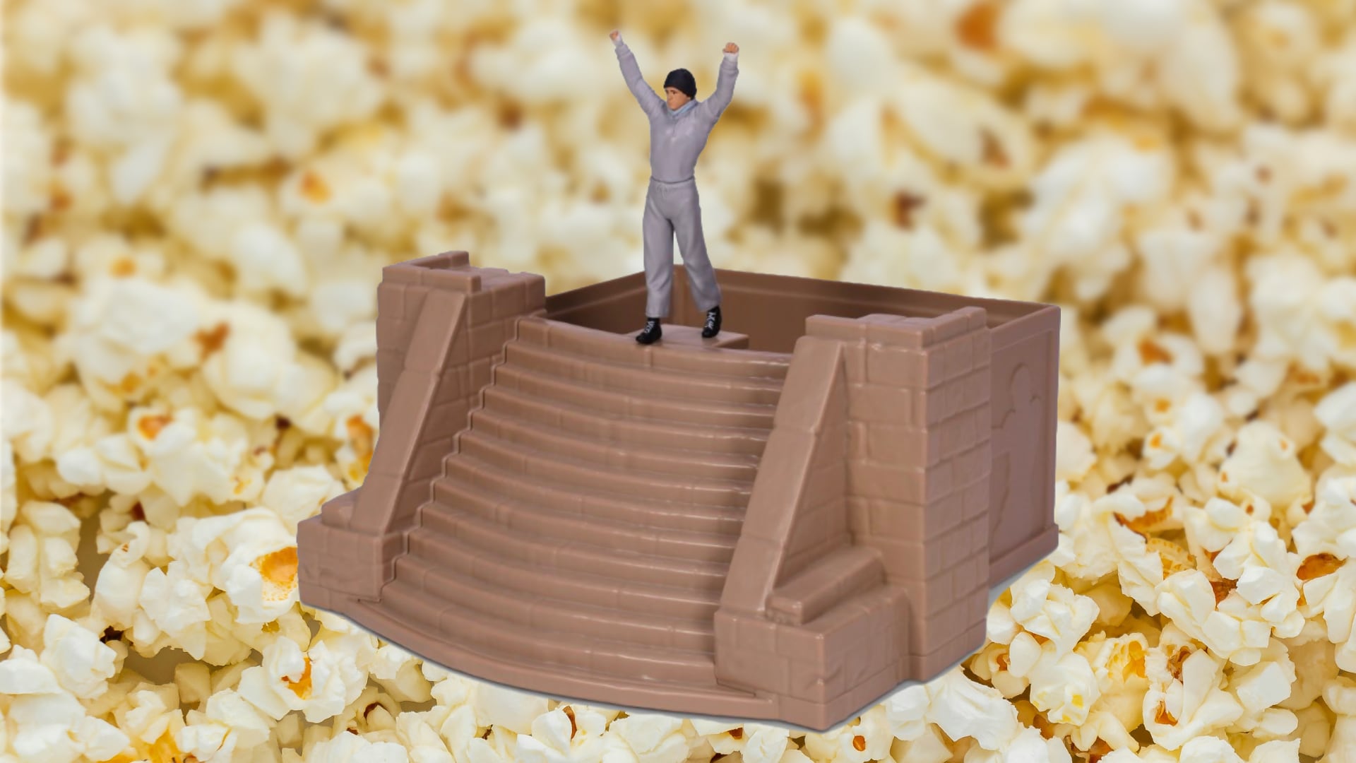 Rocky Staircase Popcorn Bucket Anniversary Reseller