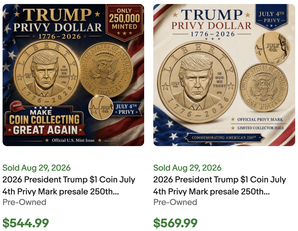 Trump Coin July 4 for Sale