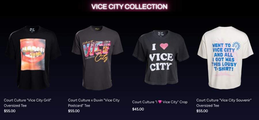Miami Heat Vice City Merch GTA
