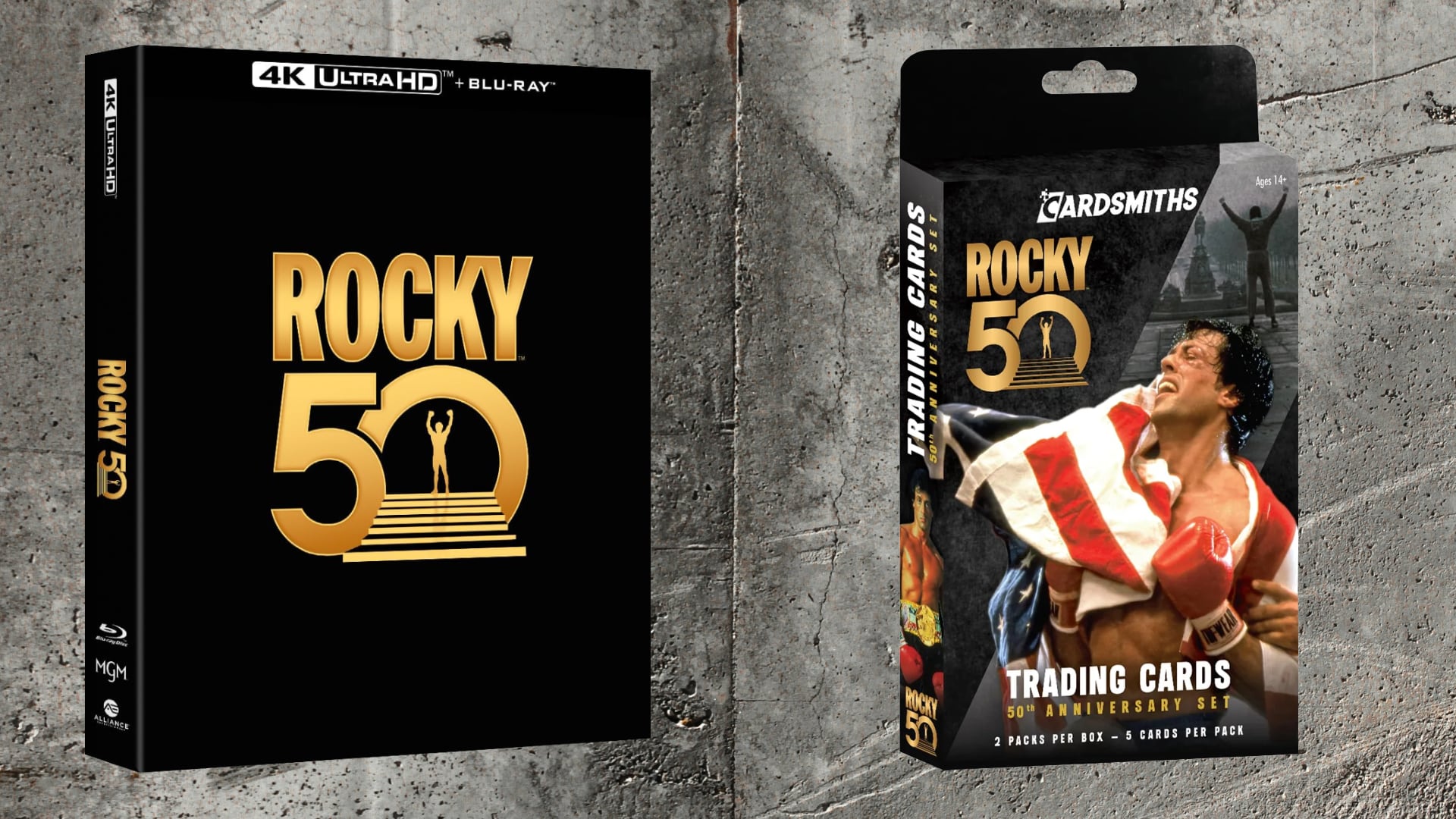 Rocky 50th Anniversary SteelBook Trading Cards