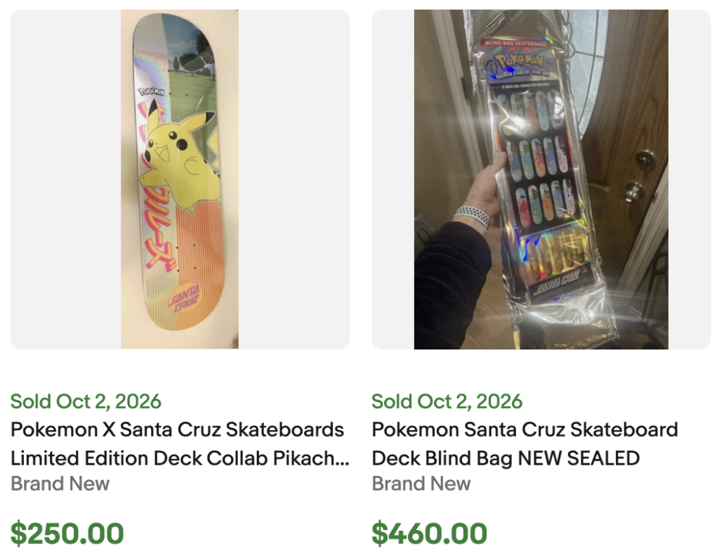 Design Bag Drop Santa Cruz Skateboards' Pokemon Blind Bags Drop October 17 - Resell ...